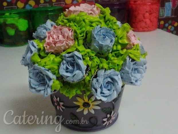 Bouquet de cup cakes