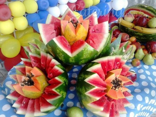 Mesa de frutas