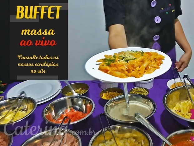 Buffet de massas ao vivo