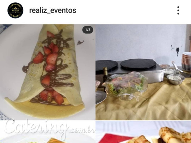 Crepe doce e salgada 