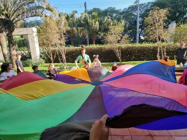 Recreação de festa infantil
