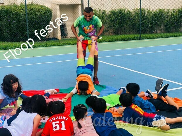 Recreação de festa infantil