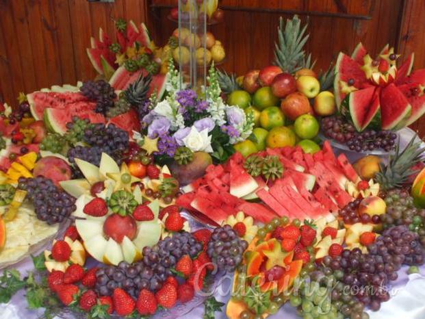 Mesa de frutas