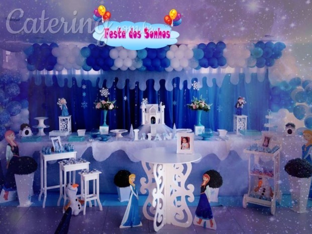 Decoração tema Frozen