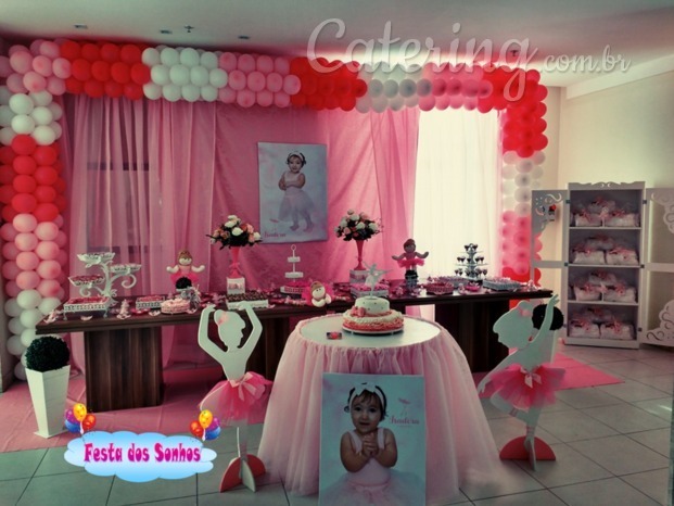 Decoração tema bailarina