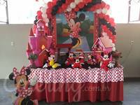 Decoração Minnie vermelha