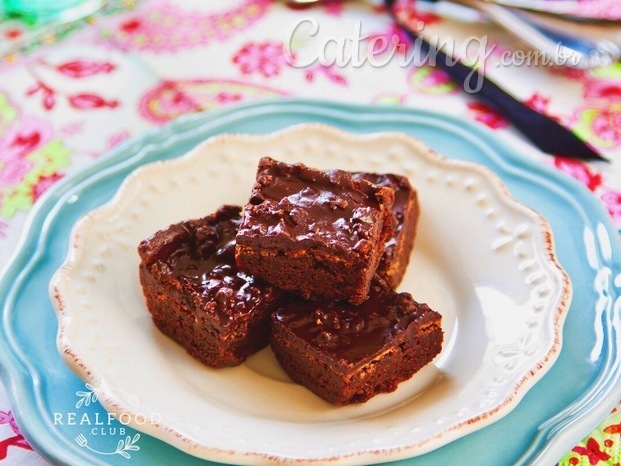 Brownie sem açúcar e sem glúten