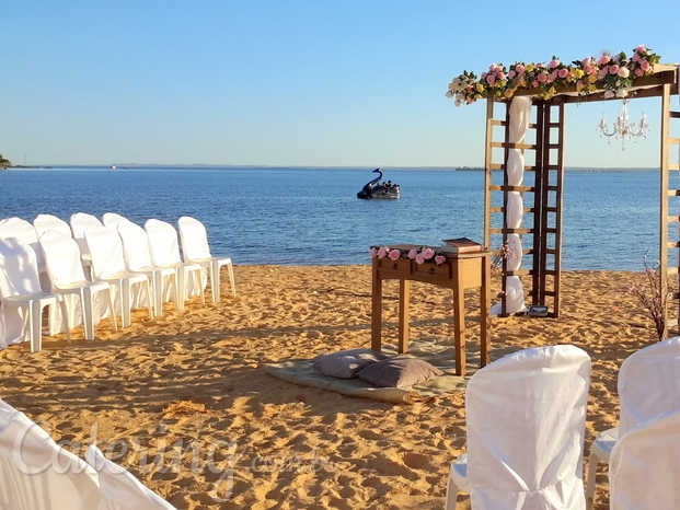 Decoração de casamento na praia 