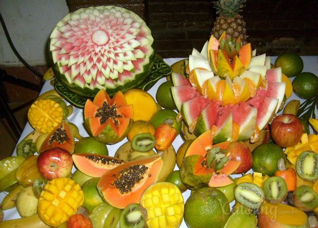 Mesa de frutas