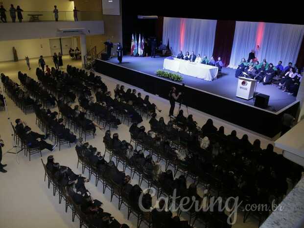 Salão em formato de auditório