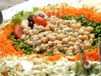 Mesa de saladas