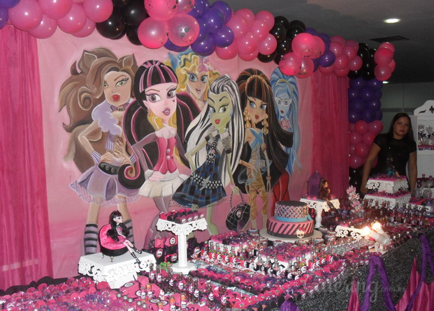 Decoração Monster High