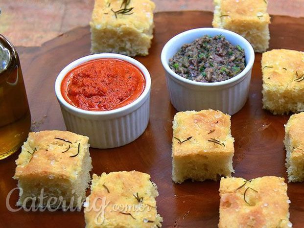 Foccacia com antepasto