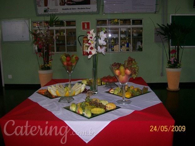 mesa de frutas