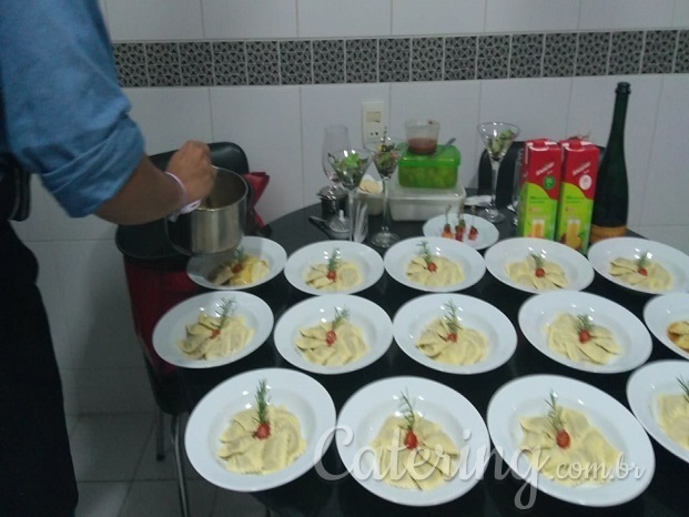 Preparação dos pratos