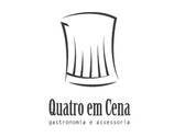 Logo Quatro em Cena Gastronomia, Eventos e Assessoria