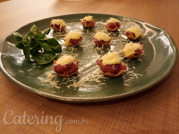 Canapé carpaccio