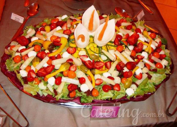 Mesa de saladas