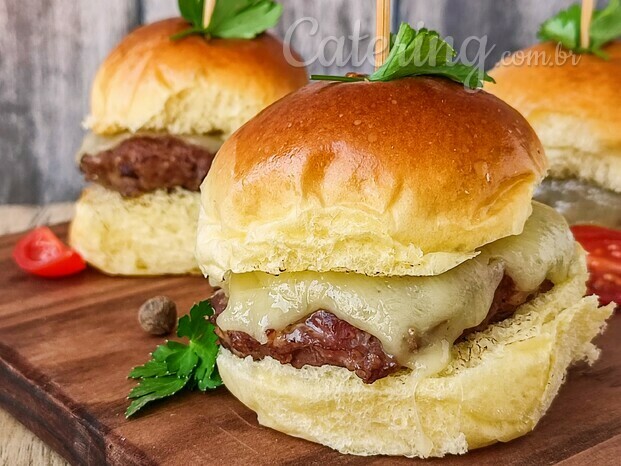 Mini cheeseburguer