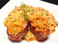 Filé mignon e risoto